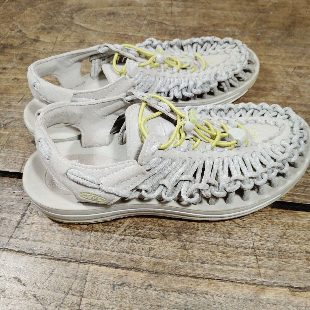 Keen Sz 7.5 UNEEK Sandals Bungee Cord Hiking Water Shoes 1014640 Gray - Picture 6 of 8